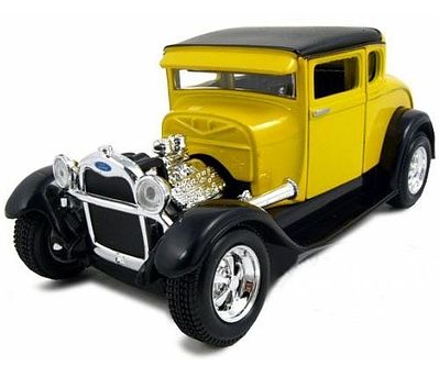 Maisto 1929 Ford Model A (Yellow) Diecast Model Car 1/24 Scale #31201ylw