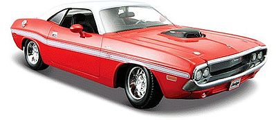 Maisto 1970 Dodge Challenger R/T Coupe (Red) Diecast Model Car 1/24 scale #31263red