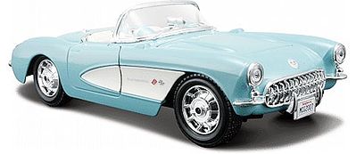 Maisto 1957 Corvette Convertible (Turquoise) Diecast Model Car 1/24 scale #31275tur