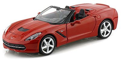 Maisto 2014 Corvette Stingray Convertible (Red) Diecast Model Car 1/24 scale #31501red