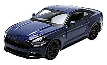 Maisto 2015 Ford Mustang GT (Met. Blue) Diecast Model Car 1/24 Scale #31508blu