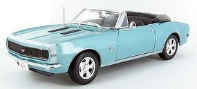 Maisto 1967 Camaro SS396 Convertible (Met. Turquoise) Diecast Model Car 1/18 Scale #31684tur