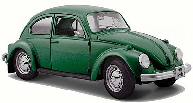 Maisto 1973 VW Beetle (Green) Diecast Model Car 1/24 Scale #31926grn