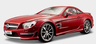 Maisto Mercedes Benz SL63 AMG Hardtop (Red) Diecast Model Car 1/18 scale #36199red