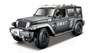 Maisto Jeep Rescue Concept Tactical Vehicle (Black) Diecast Model Truck 1/18 Scale #36211blk