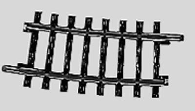 Marklin K Track 16-3/4 424.6mm 7 Degree 30 Radius HO Scale Nickel Silver Model Train Track #2234