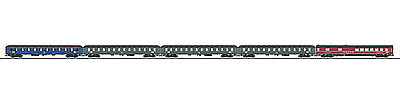 Marklin DB Passenger 5-Car Set HO Scale Model Train Passenger Car #43915