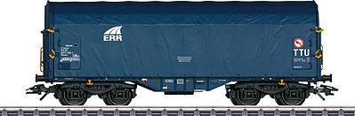 Marklin ERR Sliding Tarp 3-Car Set HO Scale Model Train Freight Car Set #47214