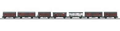 Marklin Freight 7-Car Set for the Class V 188 (Exclusiv), Weathered