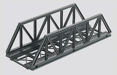 Marklin Truss Bridge - Length- 17-11/16 45cm HO Scale Model Railroad Bridge #56292