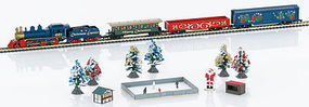 Marklin Christmas Market Set 120V Z Scale Model Train Set #81846