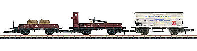 Marklin DB Freight 3-Car Set Ships Eq Z Scale Model Train Freight Car #86581