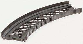 Outland Models Railroad Girder Bridge Grey for Single Track with Piers Z Scale 