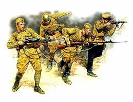 Master-Box Soviet Infantry in Action Eastern Front 1941-42 (x4)