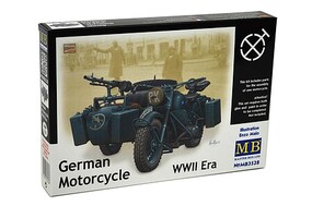 Master-Box WWII Era German Motorcycle with Sidecar