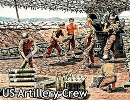 Master-Box WWII US Artillery Crew (x6)