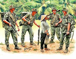 Master-Box US Soldiers Patrolling Vietnam (4 & Woman)