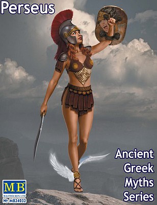 Master-Box Ancient Greek Perseus Plastic Model Fantasy Figure Kit 1/24 Scale #24032