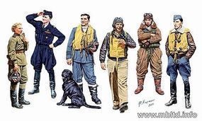 Master-Box WWII Famous Pilots (6) Plastic Model Military Figure 1/32 Scale #3201