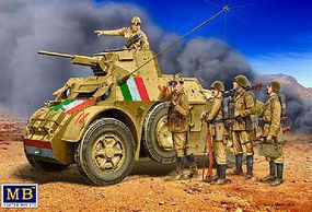Master-Box Italian Military Crew (5) Plastic Model Military Vehicle Kit 1/35 Scale #35144
