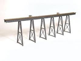 Micro-Engr 210' Tall Steel Viaduct Low Bridge w/Bents Model Train Bridge HO Scale #75550