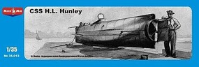 Mikro-Mir 1/35 Mikro Mir Hunley, Confederate Submarine