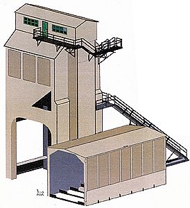 Micro-ArtMicron Dbl Chute Coaling Tower - Z-Scale