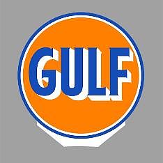 Micro-Structures GULF ROTATING SIGN O Scale Model Railroad Sign #55025