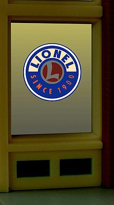Micro-Structures Lionel Flashing Neon Window Sign HO Scale Model Railroad Sign #8855