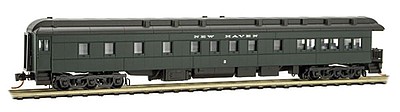 Micro-Trains Pullman Heavyweight 3-2 Observation - Ready to Run New Haven #2 (Pullman Green, black) - N-Scale