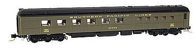 Micro-Trains Heavy Weight Diner Southern Pacific #10040 green N Scale Model Train Passenger Car #14600070
