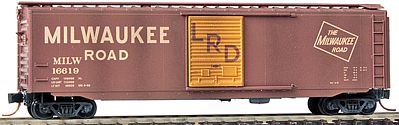 Micro-Trains 50' Single-Door Boxcar - Ready to Run Milwaukee Road ...