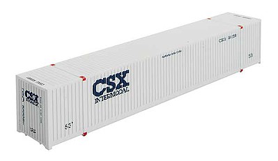 Micro-Trains CIMC 53 Corrugated Container - Assembled CSX CSXU 933581 (white, blue) - N-Scale