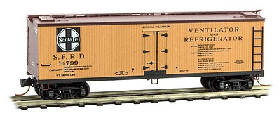 Micro-Trains 40 Wd Reefer ATSF #14799 - N-Scale