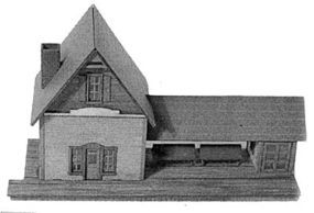 Passenger Station Kit (Laser-Cut Wood) 2-1/4 x 5''