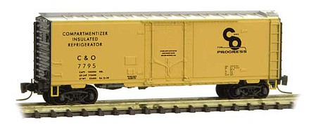 Micro-Trains 40 PD Box C&O #7795 - Z-Scale