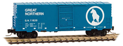 Micro-Trains 40 Single Door Boxcar Great Northern #11620 Z Scale Model Train Freight Car #50300142
