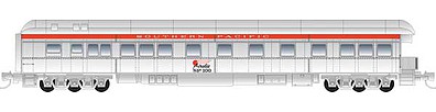 Micro-Trains Modernized Heavyweight Business Car Observation - Ready to Run Southern Pacific 100 (silver, red) - Z-Scale