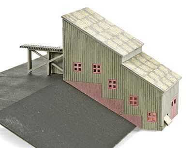 Micro-Trains Ore Stamp Mill - Laser-Cut Wood Kit Z Scale Model Railroad Building #79990962