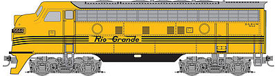 Micro-Trains F7A Powered DRGW #5644 Z Scale Model Train Diesel Locomotive #98001392