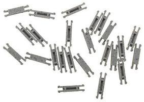 Micro-Trains Roadbed Joiners pkg(24) Z Scale Nickel Silver Model Train Track #99040908