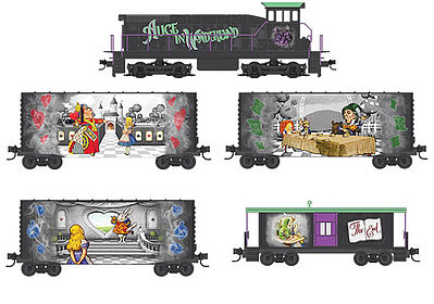 Micro-Trains Alice in Wonderland Train-Only Set N Scale Model Train Set #99321250