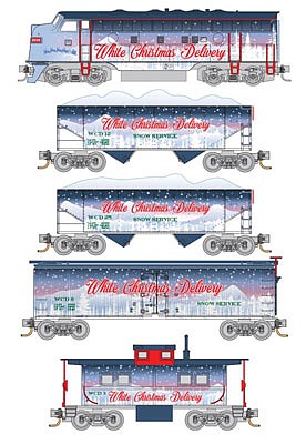 Micro-Trains White Christmas Train Set - Z-Scale