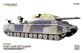 Model-Collect German P1000 Scharnhorst Plastic Model Military Tank Kit 1/35 Scale #72303