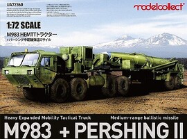 Model-Collect U.S. M983 Hemtt Tractor w/Pershing Plastic Model Military Vehicle Kit 1/72 Scale #72360