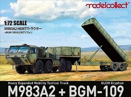 Model-Collect M983A2 HEMTT + BGM-109 Plastic Model Military Vehicle Kit 1/72 Scale #72362