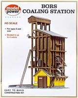 Model-Power Coaling Station Kit HO Scale Model Railroad Building #410