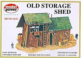 Model-Power Old Storage Shed Kit HO Scale Model Railroad Building #435