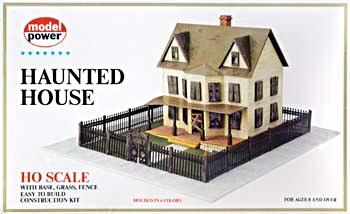 Model-Power Haunted House Kit HO Scale Model Railroad Building #486