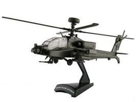 Model-Power Apache Helicopter HO Diecast Model Helicopter 1/100 scale #5600